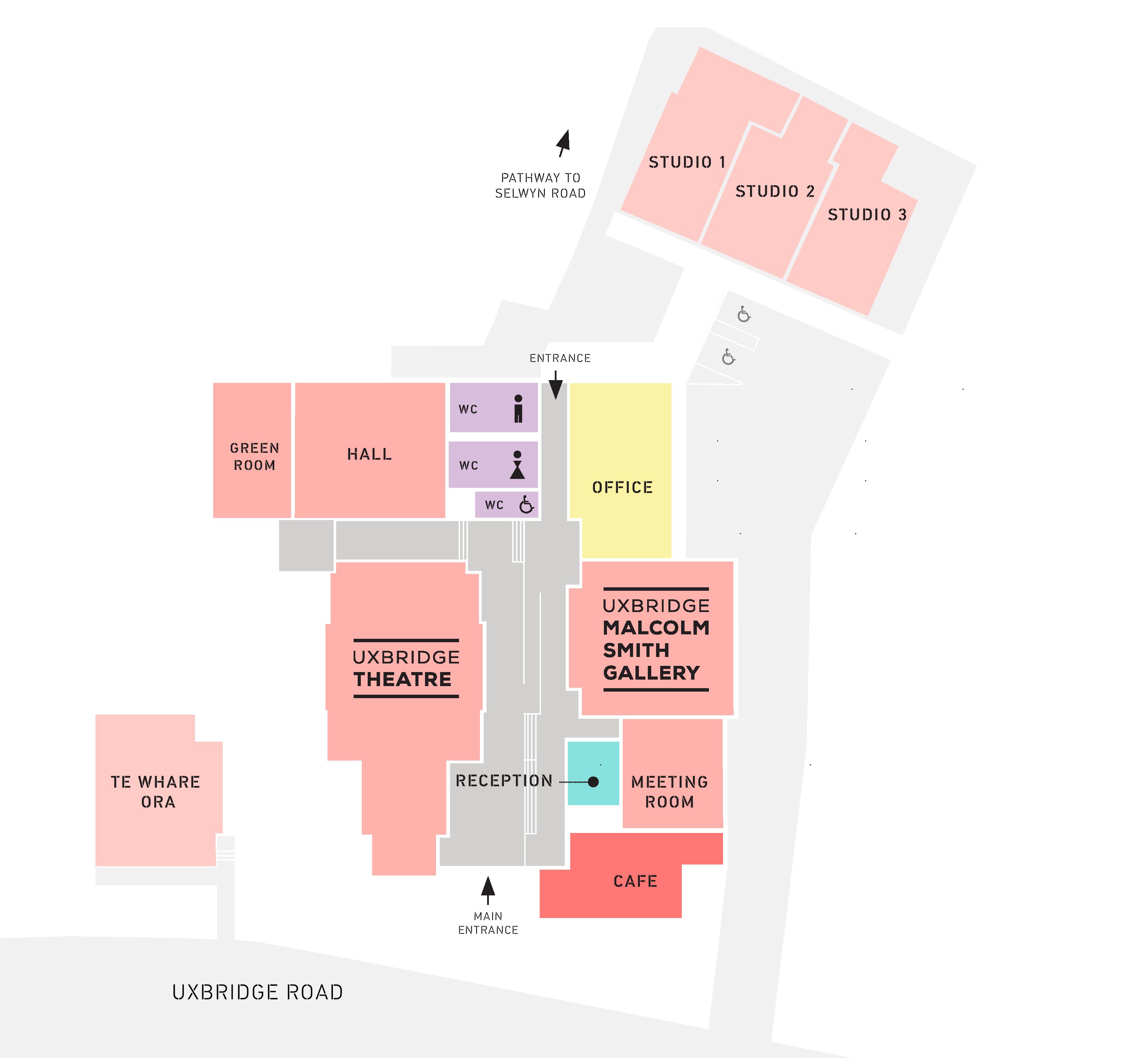 UXBRIDGE Centre Map - UXBRIDGE