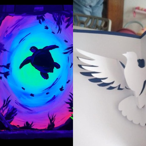 Day Combo: Pop Out Birds and Glowing Underwater Adventures
