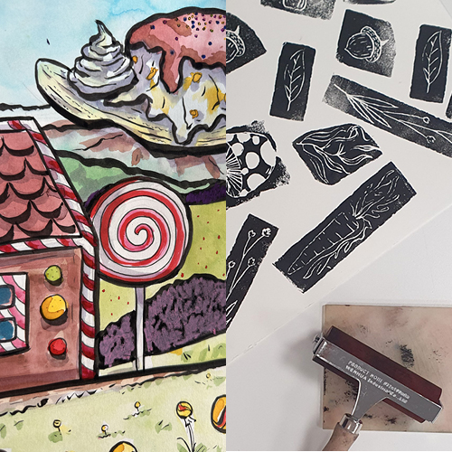 DAY COMBO: Printing and Candy Lands