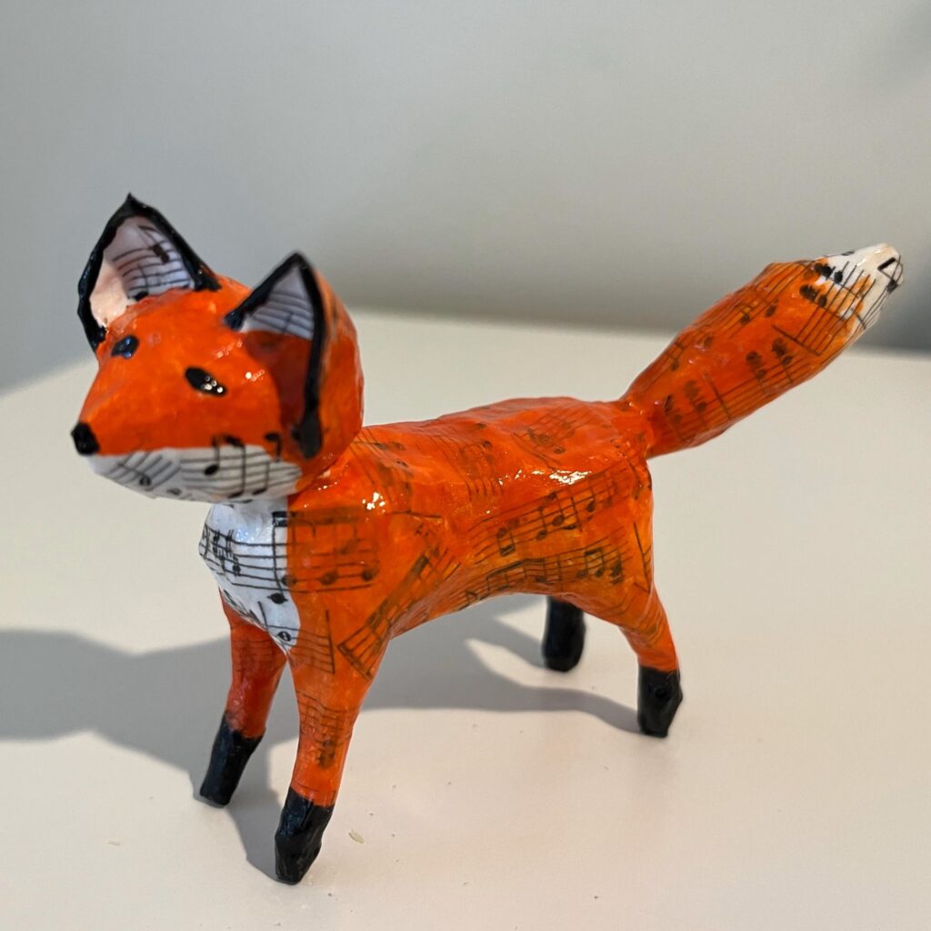 Sneaky Fox Craft Papier Mache workshop for kids aged 8+