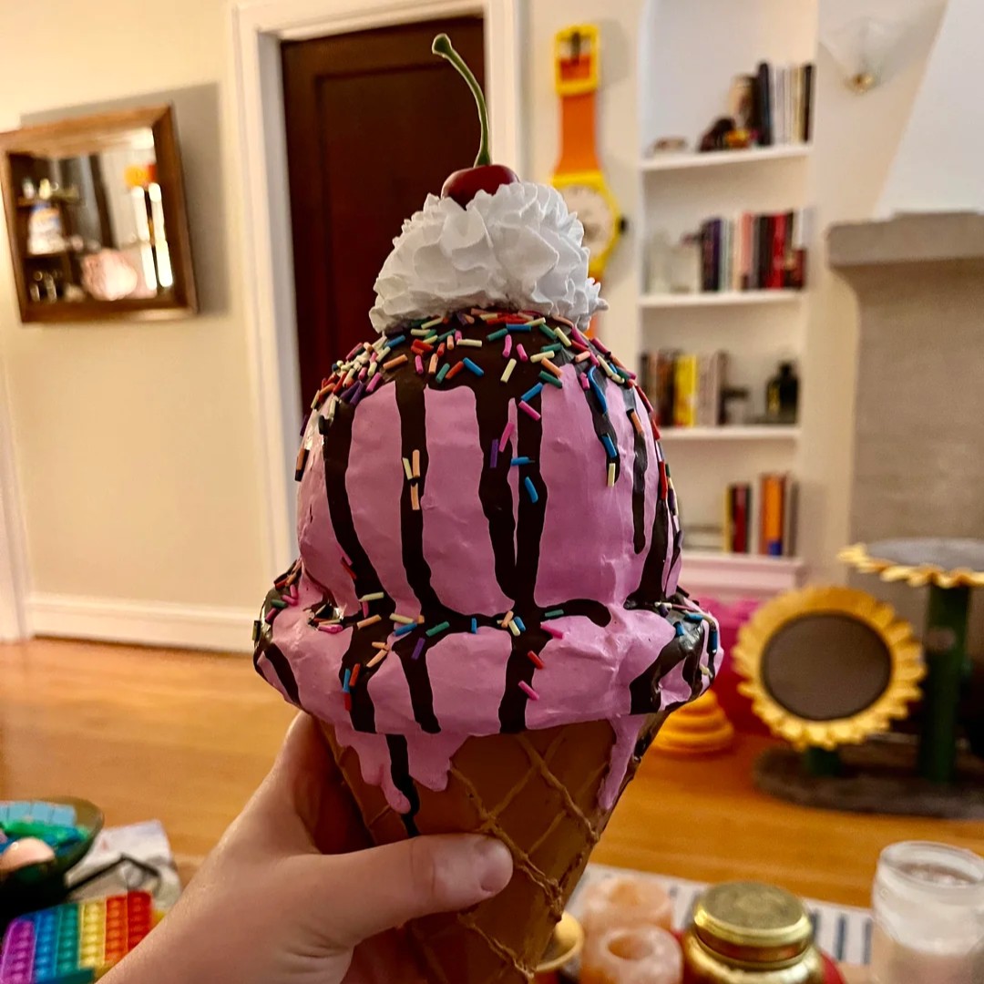 Triple Scoop Sculpting Papier Mache Holiday workshop