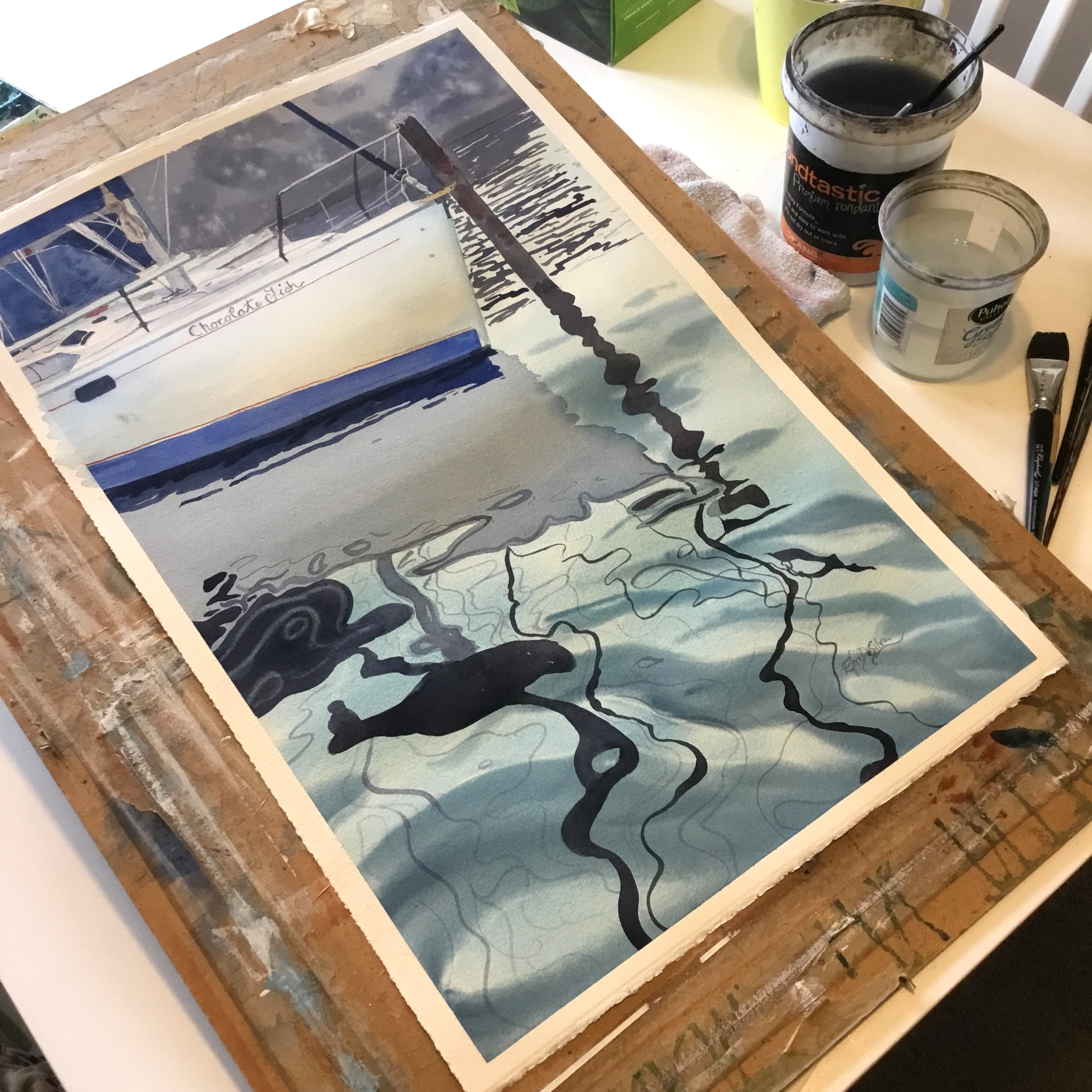 Delve into the art of watercolour painting with our 8-session watercolour techniques course